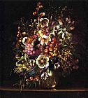Still Life with Flowers in a Vase by Adelheid Dietrich